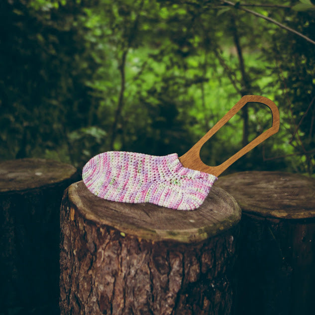 Printed Version of Lazy Days Shortie Socks Crochet Pattern