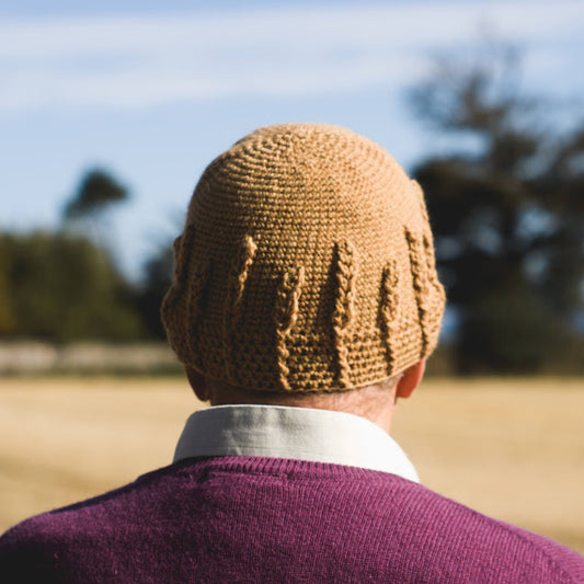 Fields of Wheat Beanie Crochet Pattern