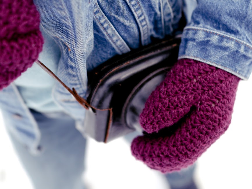 Bandwagon Mitts Crochet Pattern