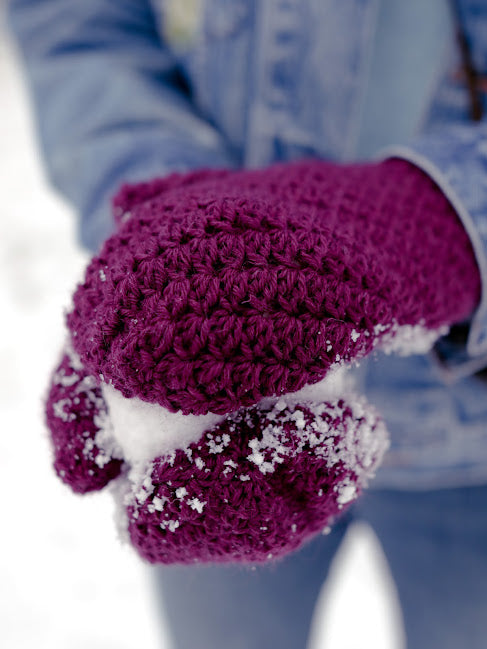 Bandwagon Mitts Crochet Pattern
