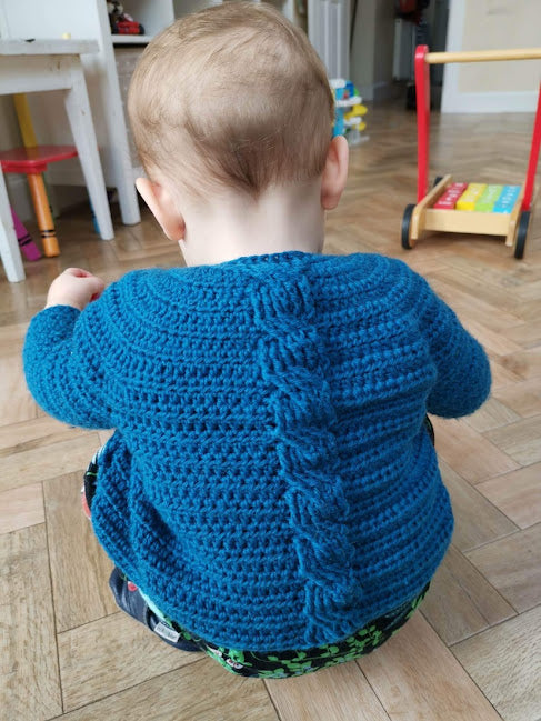 To The Park Cardigan crochet pattern