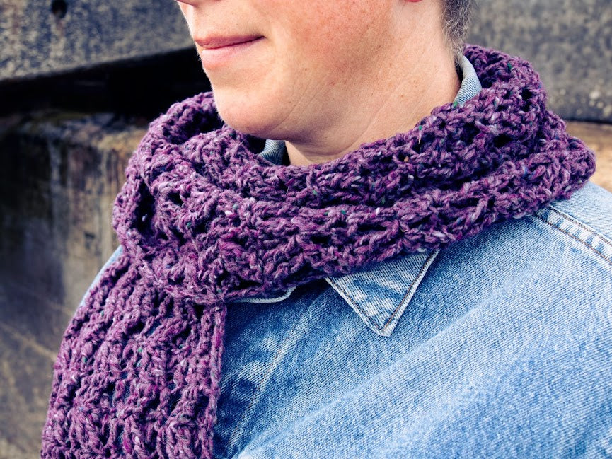 Tweed with a Twist Scarf