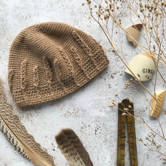 Fields of Wheat Beanie Crochet Pattern