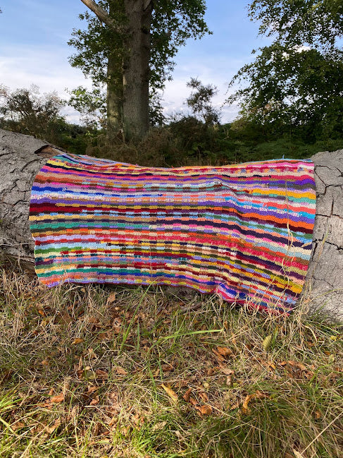 Scrappy Blanket III crochet pattern