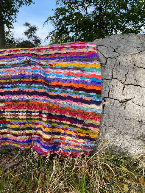 Scrappy Blanket III crochet pattern