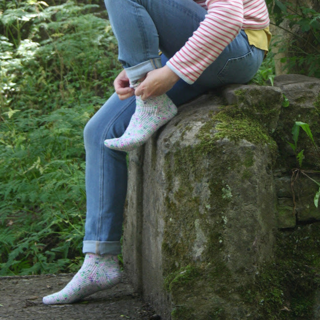 Lazy Days Socks Crochet Pattern