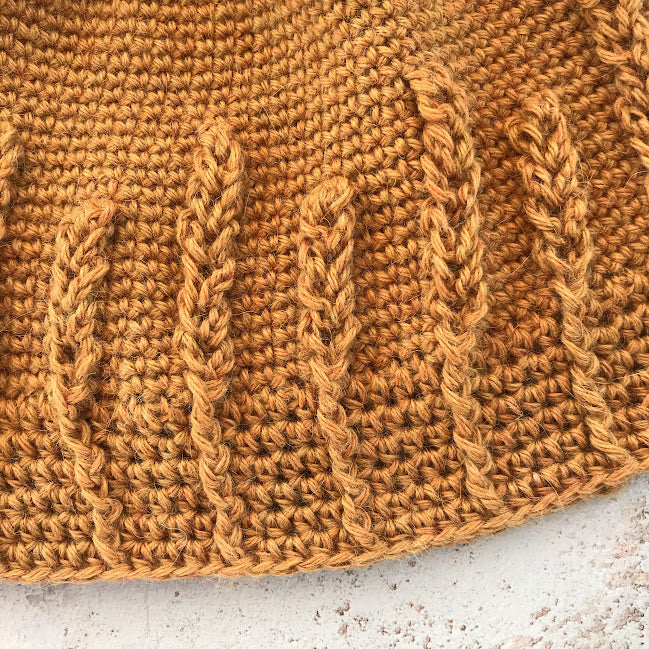 Fields of Wheat Beanie Crochet Pattern